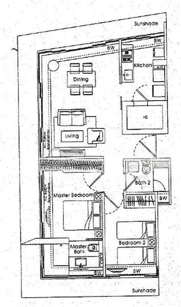 1 Bed Apartment (Condo) for Rent in  The Axis - Image 6