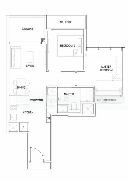 2 Bed Condo for Rent in  The Florence Residences - Image 20