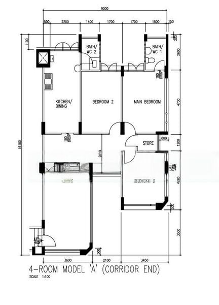 4 Room (4A) HDB for Sale in  116 Yishun Ring Road - Image 5