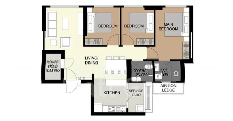 4 Room (4NG) HDB for Rent in  156B Bishan Street 11 - Image 10