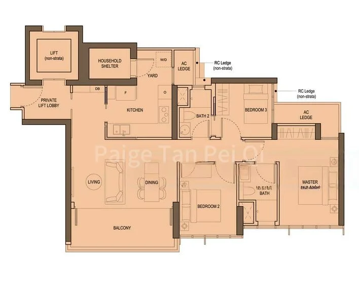 3 Bed Condo for Rent in  Liv @ MB - Image 11