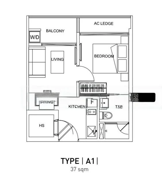 1 Bed Apartment (Condo) for Sale in  Jool Suites - Image 4