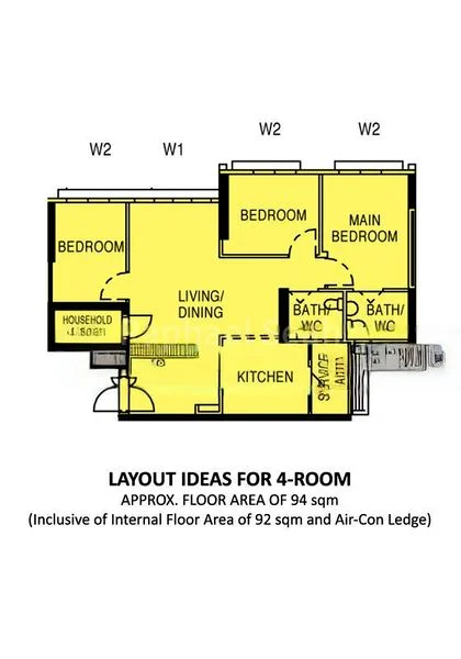 4 Room (4A) HDB for Sale in  408B Northshore Drive - Image 8