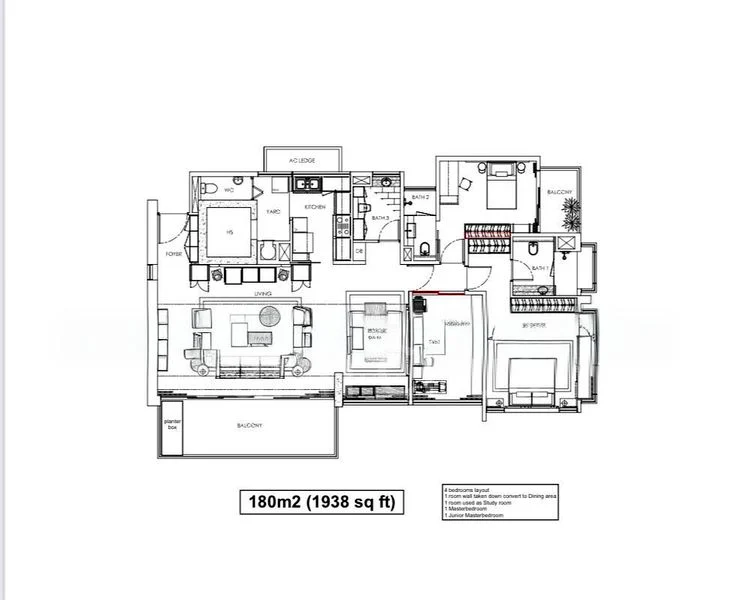 3 Bed Condo for Rent in  Rivergate - Image 15