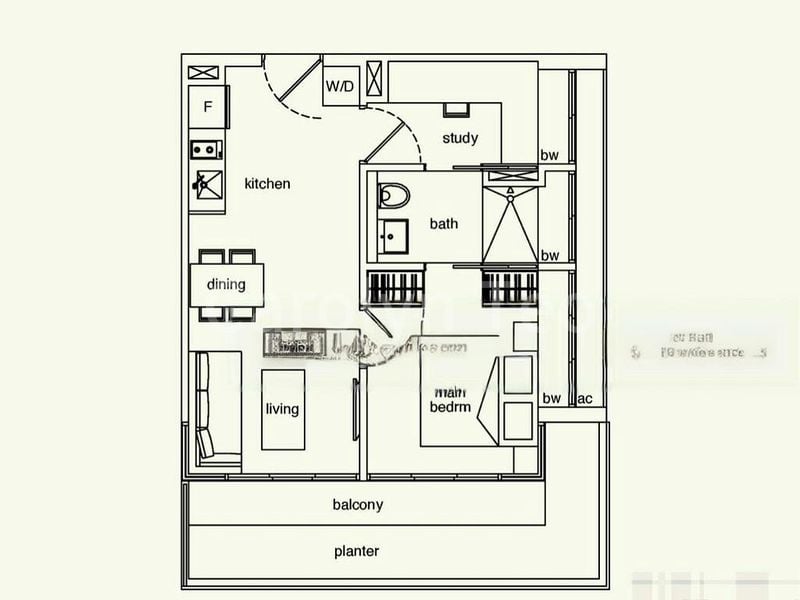 1 Bed Condo for Rent in  The Mercury - Image 5
