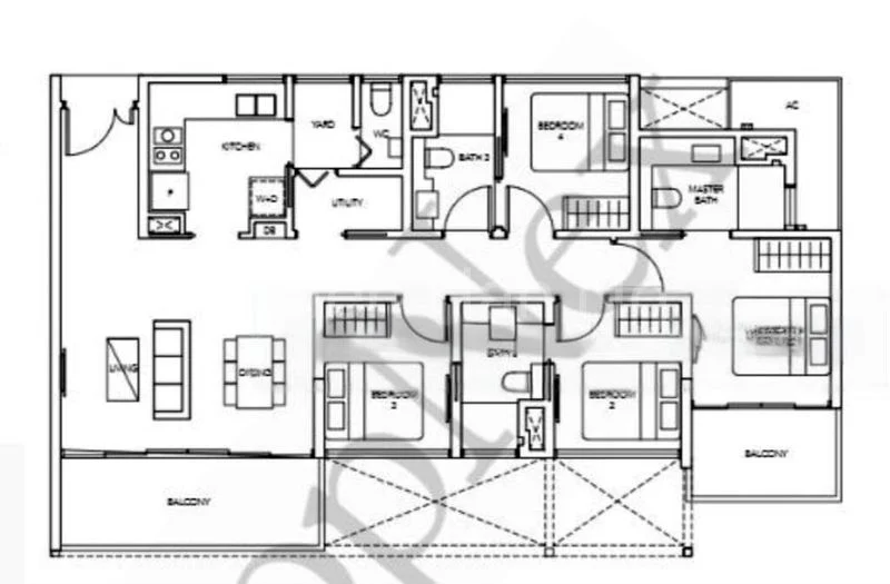 4 Bed Condo for Sale in  The Jovell - Image 18