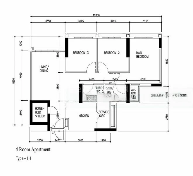 4 Room (4A) HDB for Rent in  227B Sumang Lane - Image 5