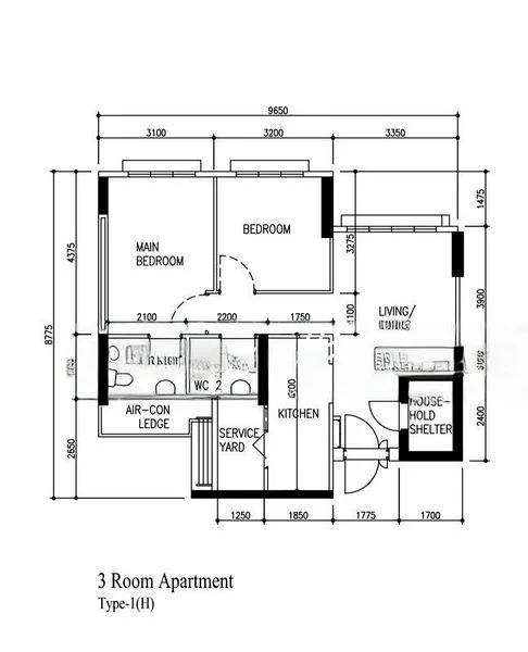 3 Room (3A) HDB for Sale in  574B Woodlands Drive 16 - Image 7