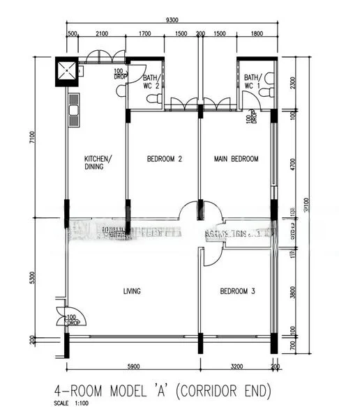 4 Room (4A) HDB for Sale in  680 Hougang Avenue 8 - Image 8