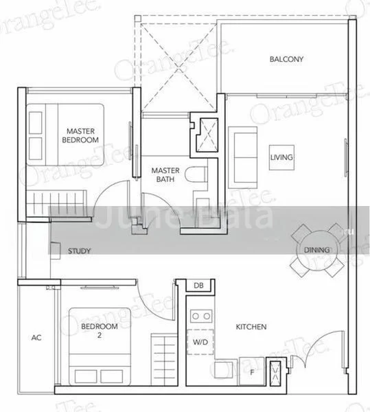 2 Bed Condo for Rent in  The Jovell - Image 12