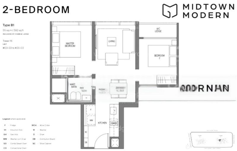 2 Bed Condo for Sale in  Midtown Modern - Image 14