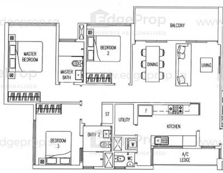 3 Bed Executive Condo for Rent in  Twin Fountains - Image 10