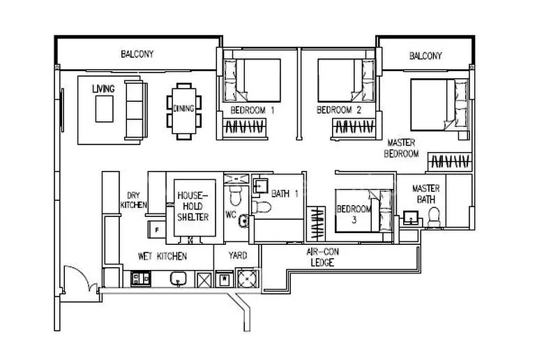 4 Bed Executive Condo for Sale in  Watercolours - Image 8