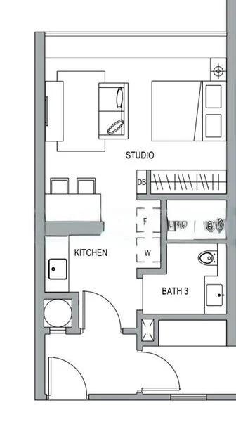 1 Bed Condo for Rent in The Minton - Image 11