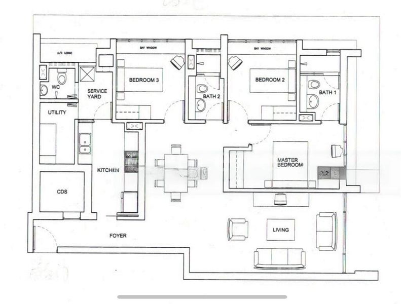 3 Bed Condo for Sale in  The Trumps - Image 13