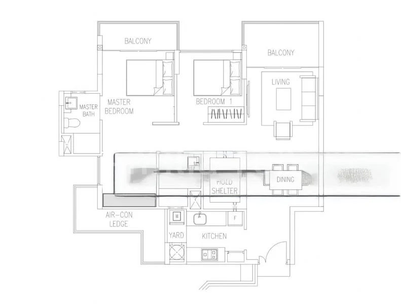 3 Bed Executive Condo for Sale in  Watercolours - Image 15