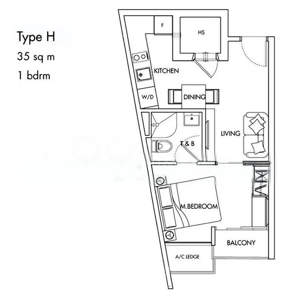 1 Bed Apartment (Condo) for Rent in  City Loft - Image 13