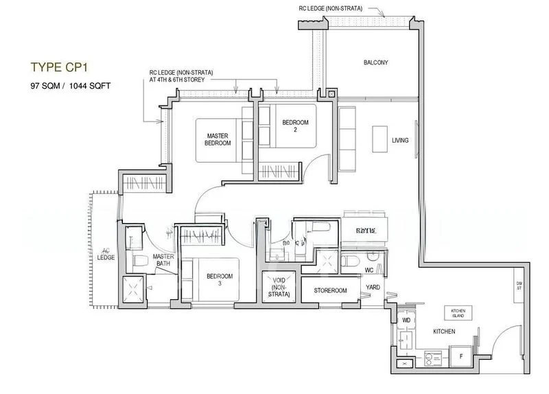 3 Bed Condo for Rent in  Mayfair Modern - Image 21