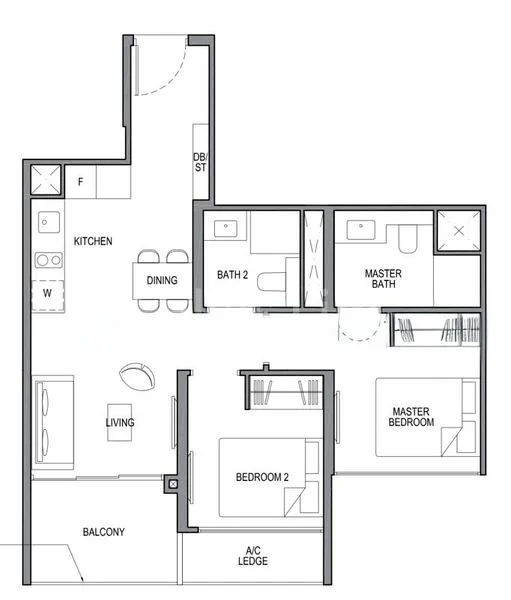 2 Bed Condo for Rent in  Park Colonial - Image 11