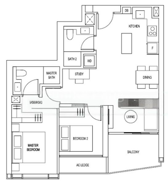 2 Bed Condo for Rent in  Artra - Image 6
