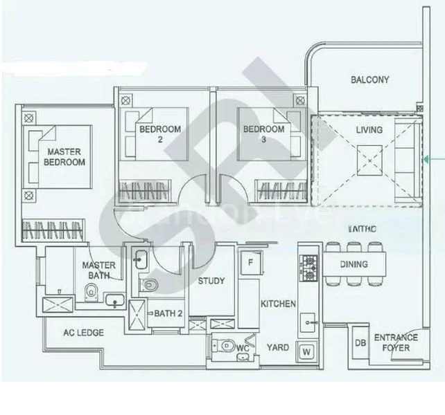 3 Bed Executive Condo for Sale in  Hundred Palms Residences - Image 12