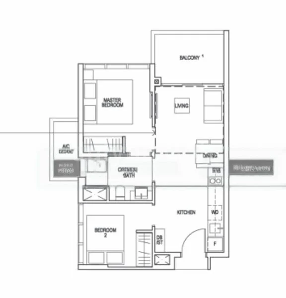 2 Bed Condo for Rent in  Riverfront Residences - Image 14