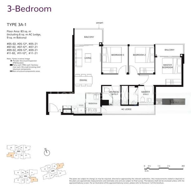 3 Bed Condo for Sale in  The Wisteria / Wisteria Mall - Image 19