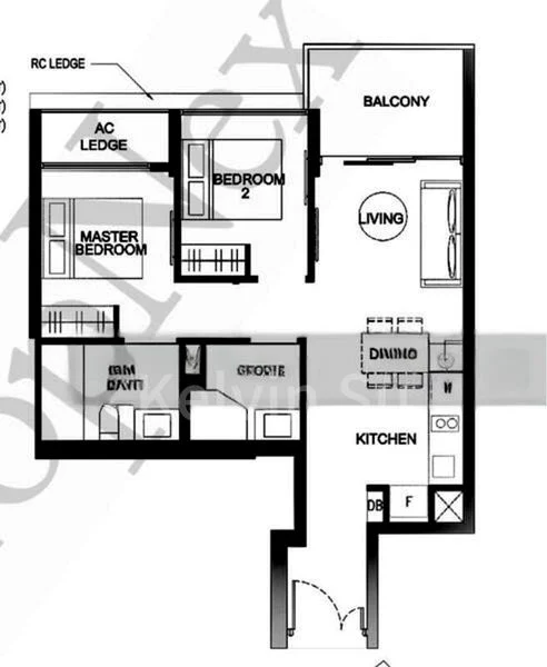 2 Bed Condo for Rent in  Kingsford Waterbay - Image 8