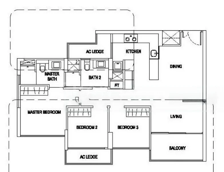 3 Bed Condo for Rent in  J Gateway - Image 7