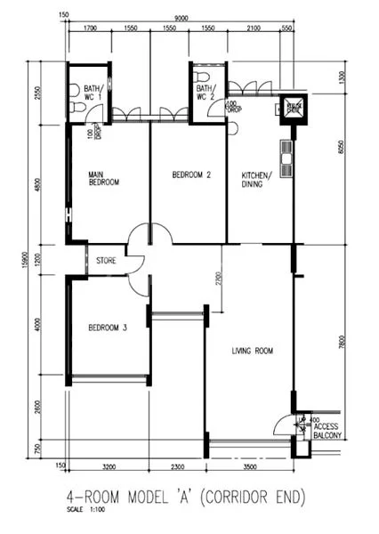4 Room (4A) HDB for Sale in  661 Hougang Avenue 4 - Image 14