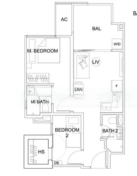 2 Bed Condo for Sale in  Uptown @ Farrer - Image 8