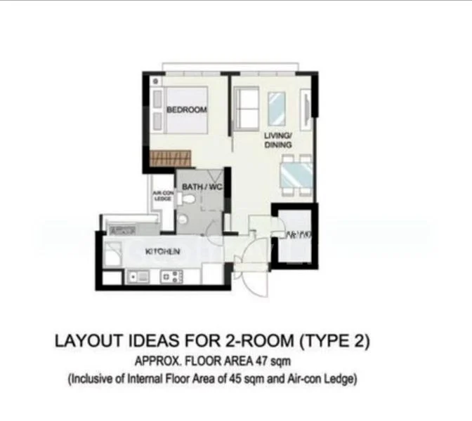 2 Room (HDB) for Rent in 439A Bukit Batok West Avenue 8 - Image 7