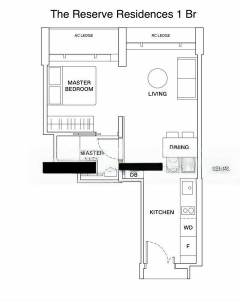 1 Bed Condo for Sale in  The Reserve Residences / Bukit V - Image 7