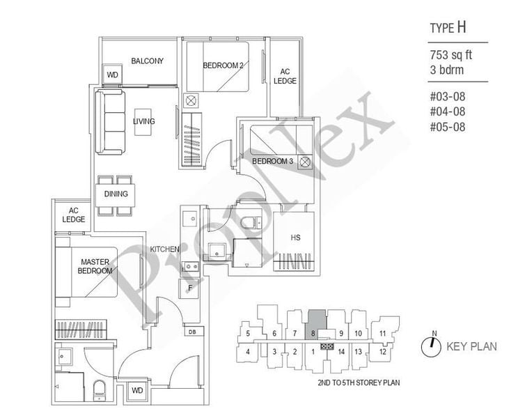 2 Bed (Condo) for Rent in Hills Twoone - Image 10