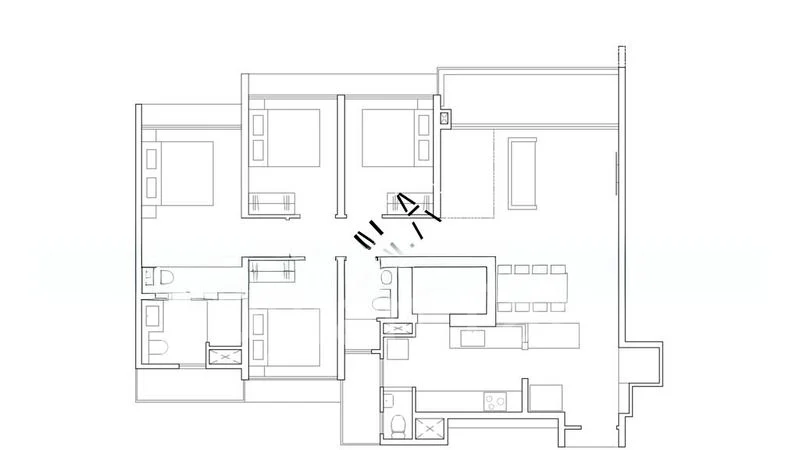 4 Bed Condo for Rent in  Grange 70 - Image 16