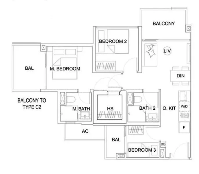 3 Bed Condo for Sale in  Uptown @ Farrer - Image 15