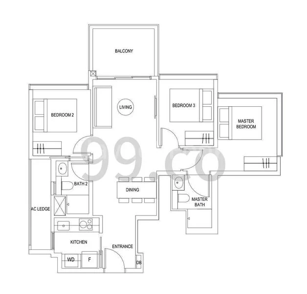 3 Bed Apartment (Condo) for Rent in  Myra - Image 6