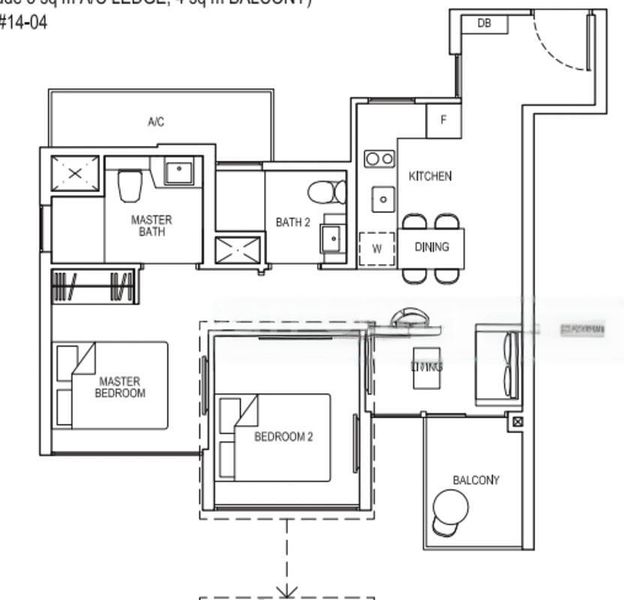 2 Bed Condo for Rent in Grandeur Park Residences - Image 8