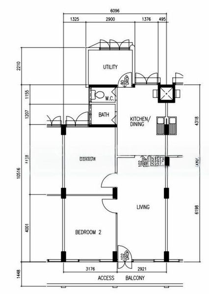 3 Room (3I) HDB for Sale in  1 Ghim Moh Road - Image 9