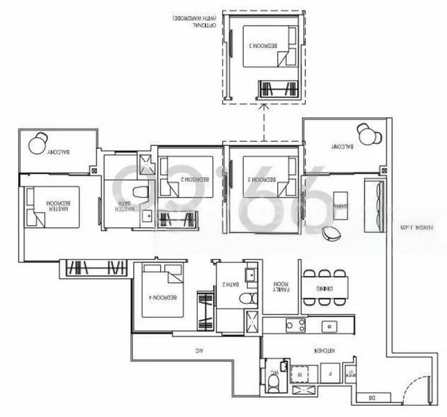 4 Bed Condo for Rent in  Grandeur Park Residences - Image 15