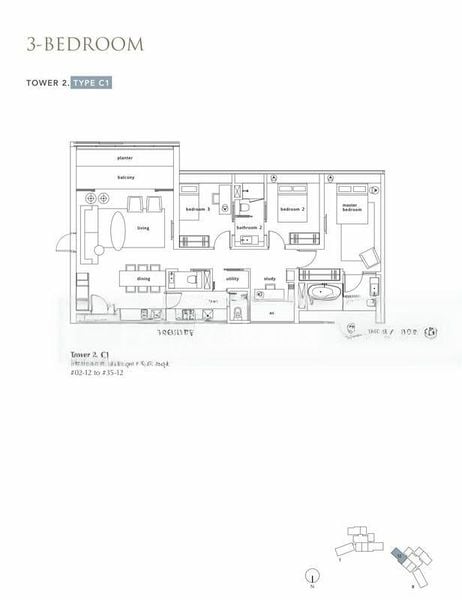 3 Bed Condo for Rent in  OUE Twin Peaks - Image 11