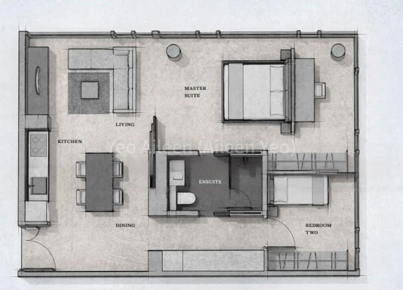 2 Bed Condo for Rent in  Petit Jervois - Image 10