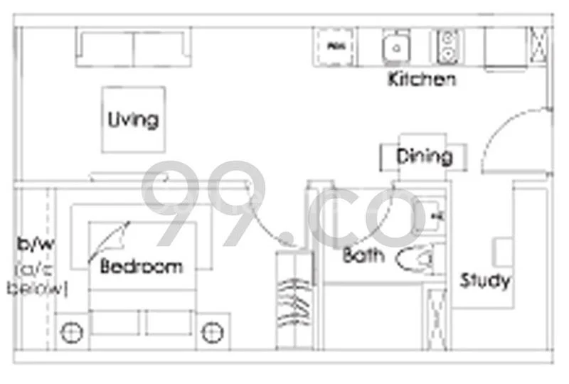 1+1 Bed Apartment (Condo) for Sale in  Vibes @ East Coast - Image 5