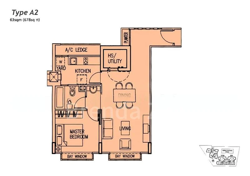 1 Bed Condo for Rent in Amaninda - Image 4