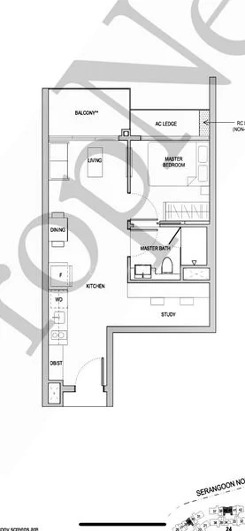 1+1 Bed Apartment (Condo) for Sale in  Affinity At Serangoon - Image 7