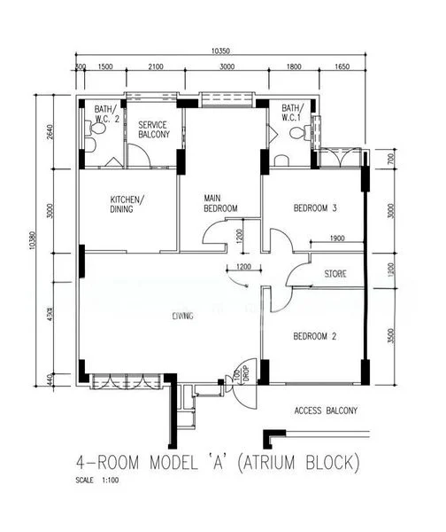 4 Room (4A) HDB for Sale in  795 Woodlands Drive 72 - Image 11
