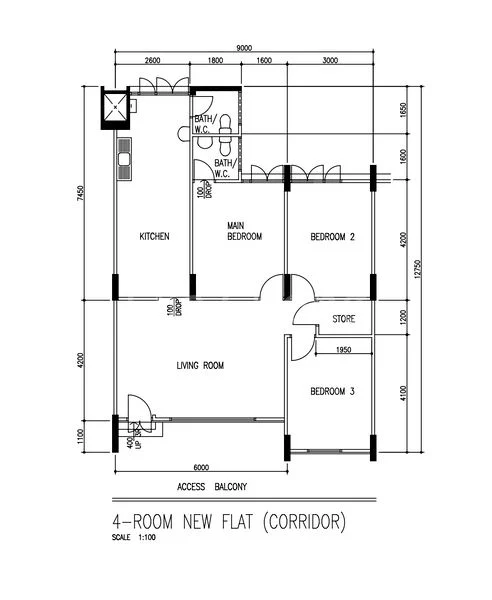 4 Room (4NG) HDB for Sale in  214 Yishun Street 21 - Image 7