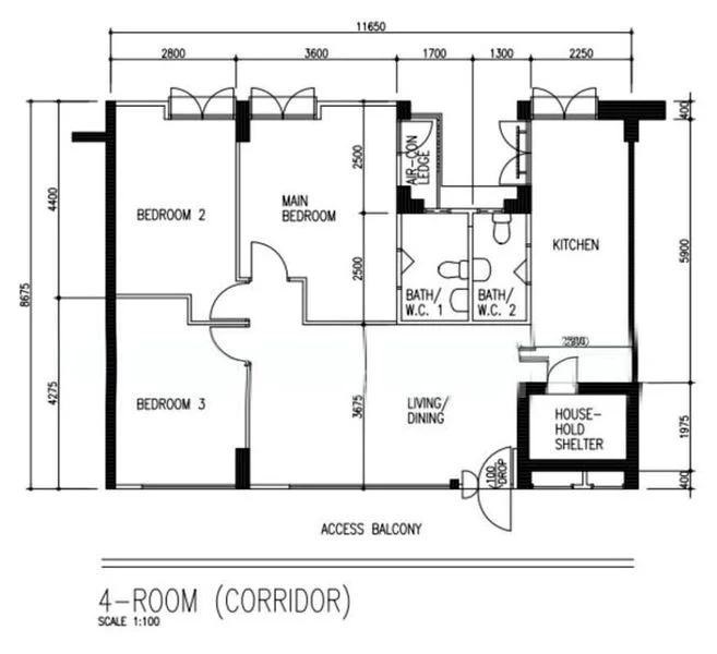 4 Room (4A) HDB for Sale in  290B Compassvale Crescent - Image 14
