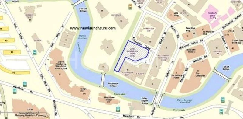 1+1 Bed Apartment (Condo) for Rent in Up @ Robertson Quay - Image 9