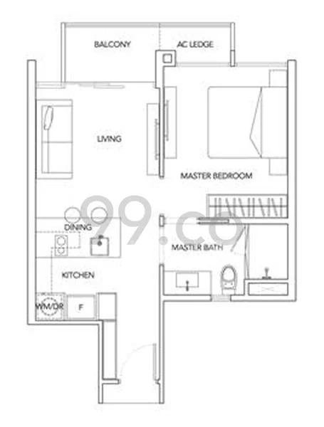 1 Bed (Condo) for Rent in  Palm Isles - Image 6